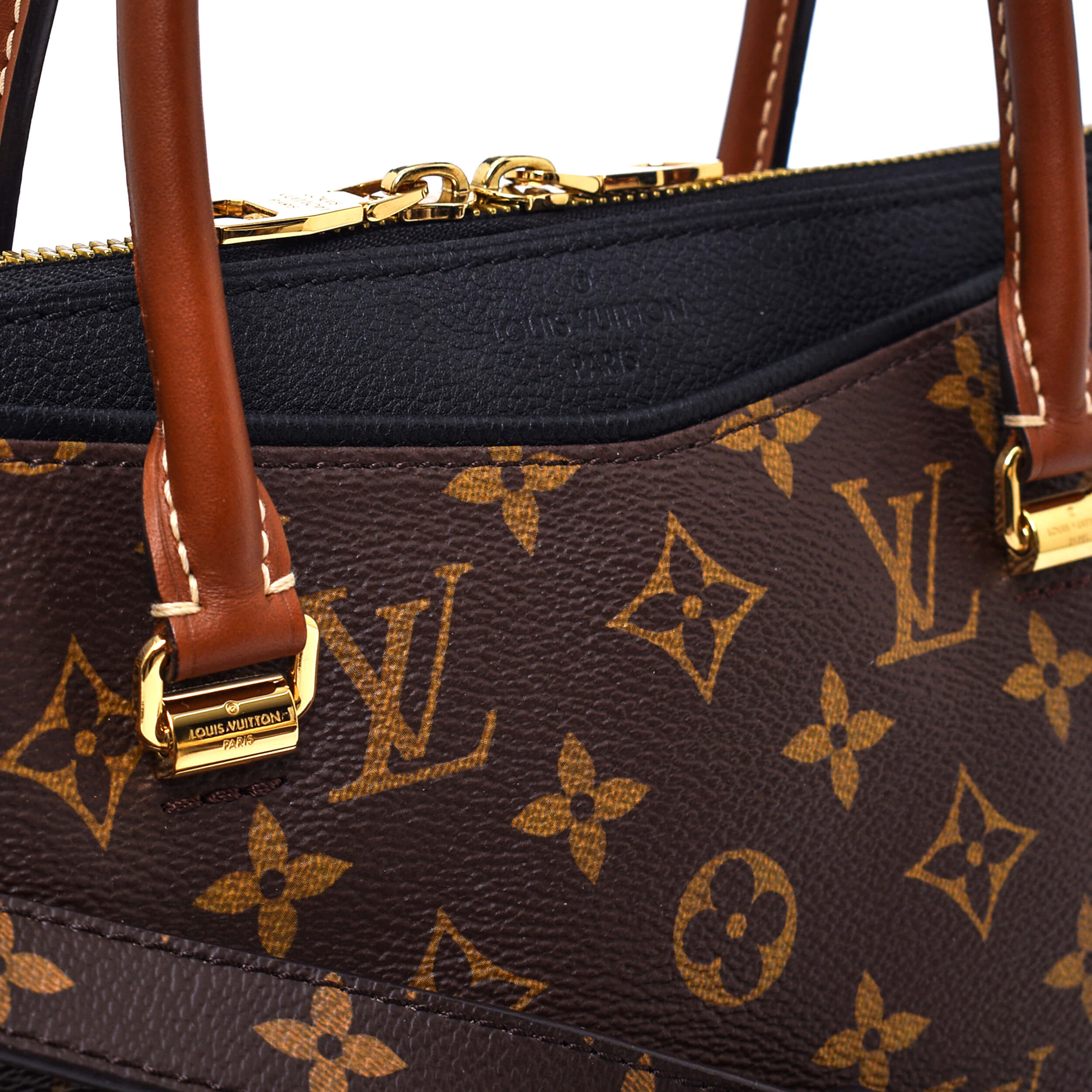 Louis Vuitton - Monogram Canvas&Brown Pallas MM Bag 